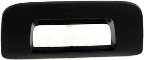 Tailgate Handle Bezel Smooth Black Without Keyhole