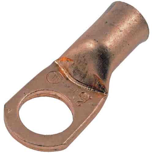 Copper Ring Lug For 2 Gauge Wire