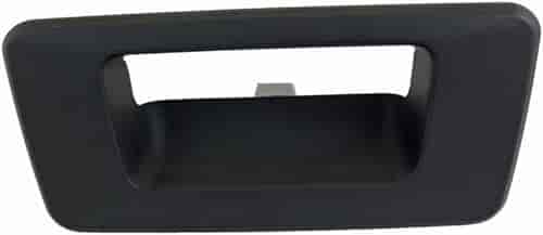 Exterior Door Handle Front And Rear Right Without Keyhole Smooth Black Plastic