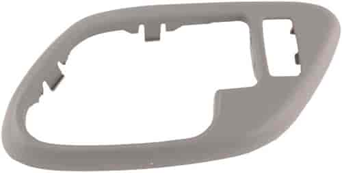 Interior Door Handle Front And Rear Right Handle Bezel With Lock Hole Gray