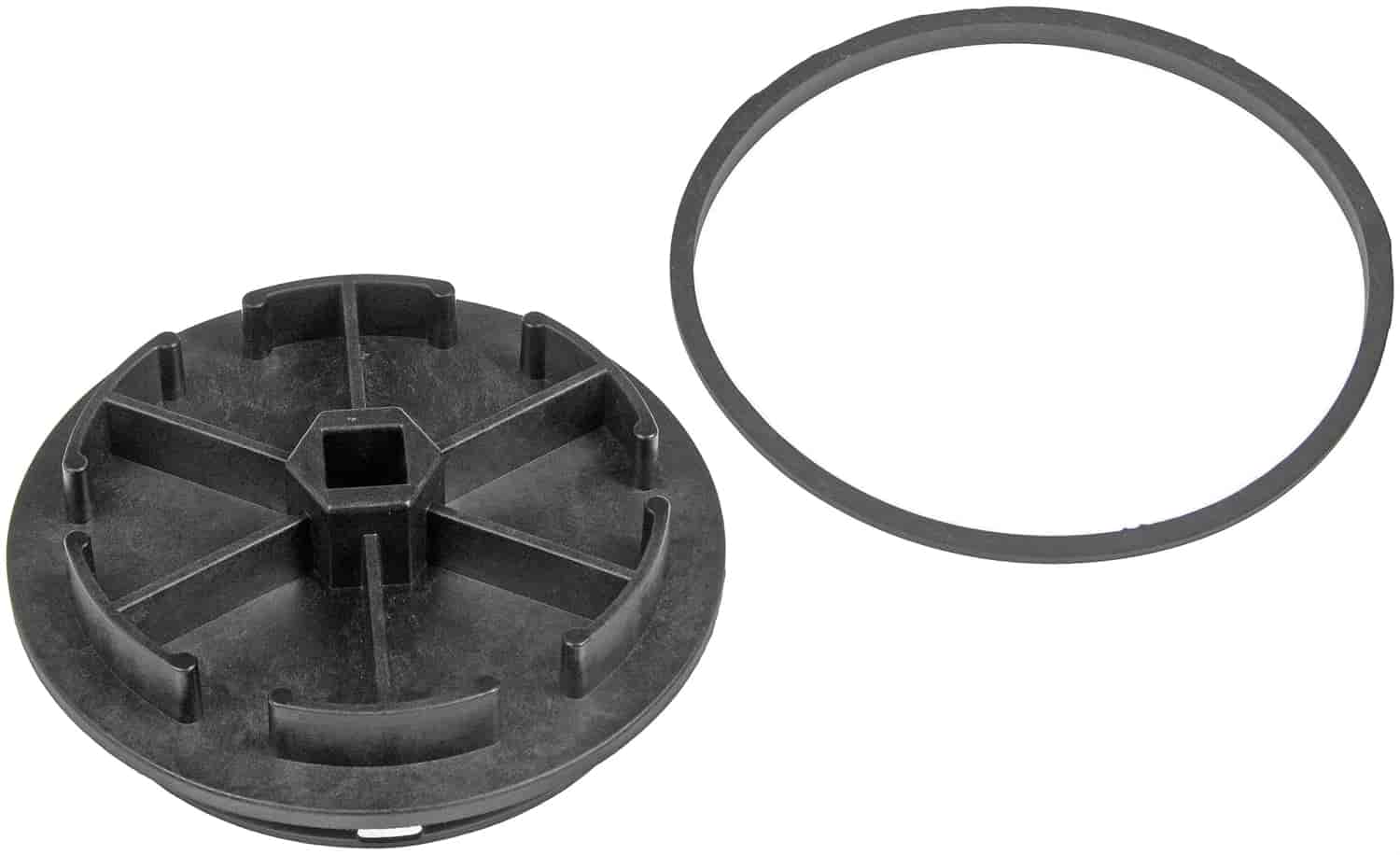 Diesel Fuel Filter Cap and Gasket for 1994-1998 Ford, 2002-2004 IC Corporation, 1996-2004 International