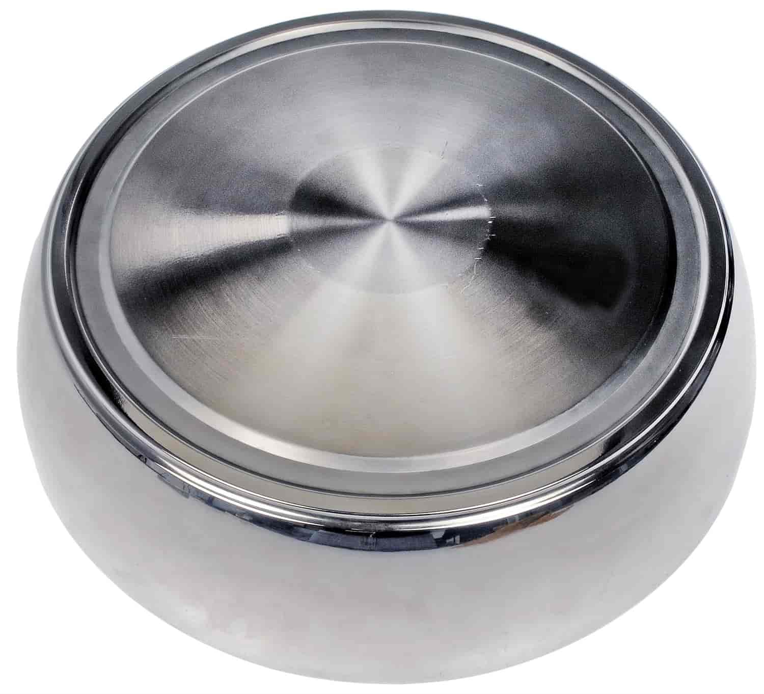 Stainless Steel with Brushed Finish Wheel Center Cap