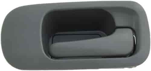 Interior Door Handle Front Right Without Lock Hole Gray Graphite