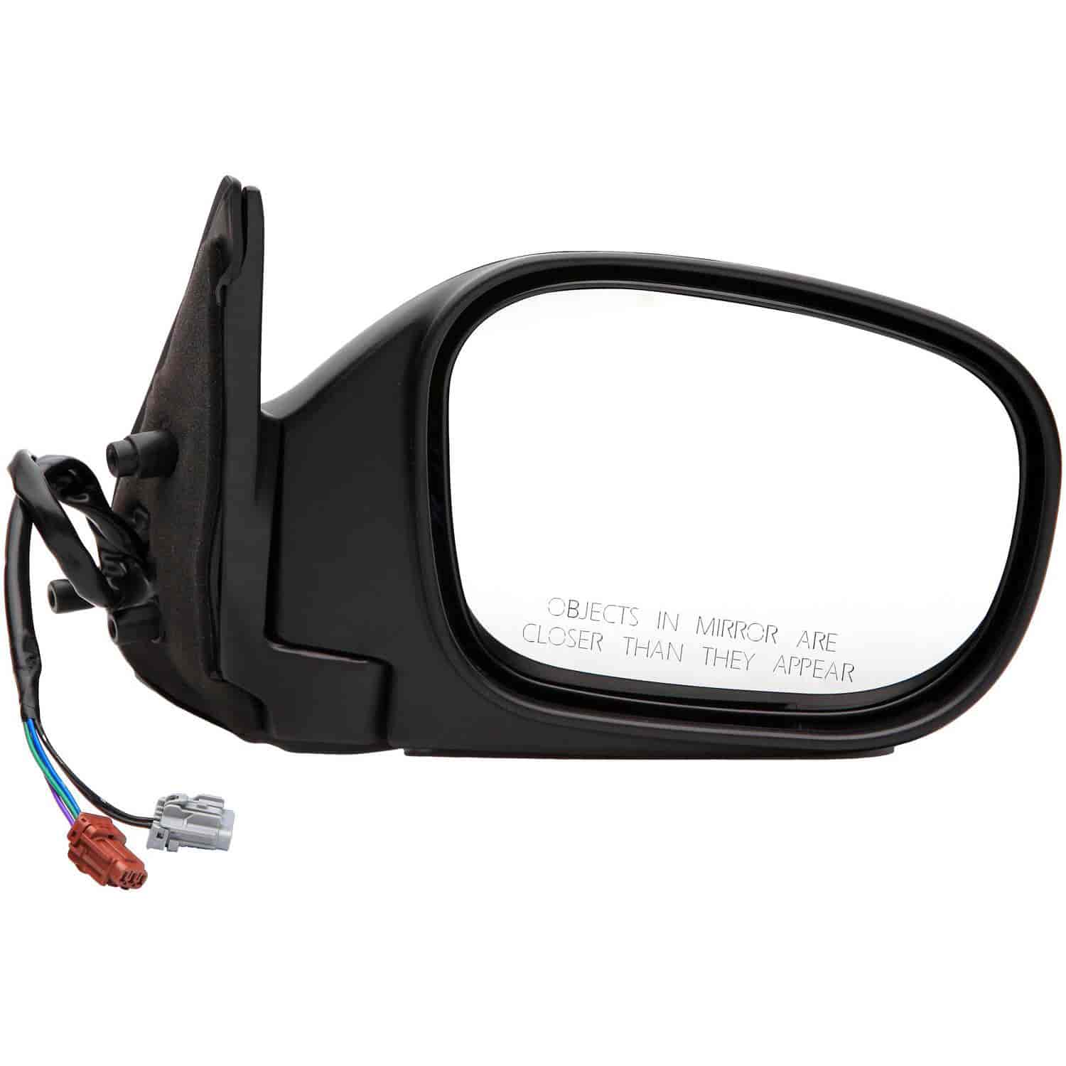 Side View Mirror Right Power Heated Textured Black