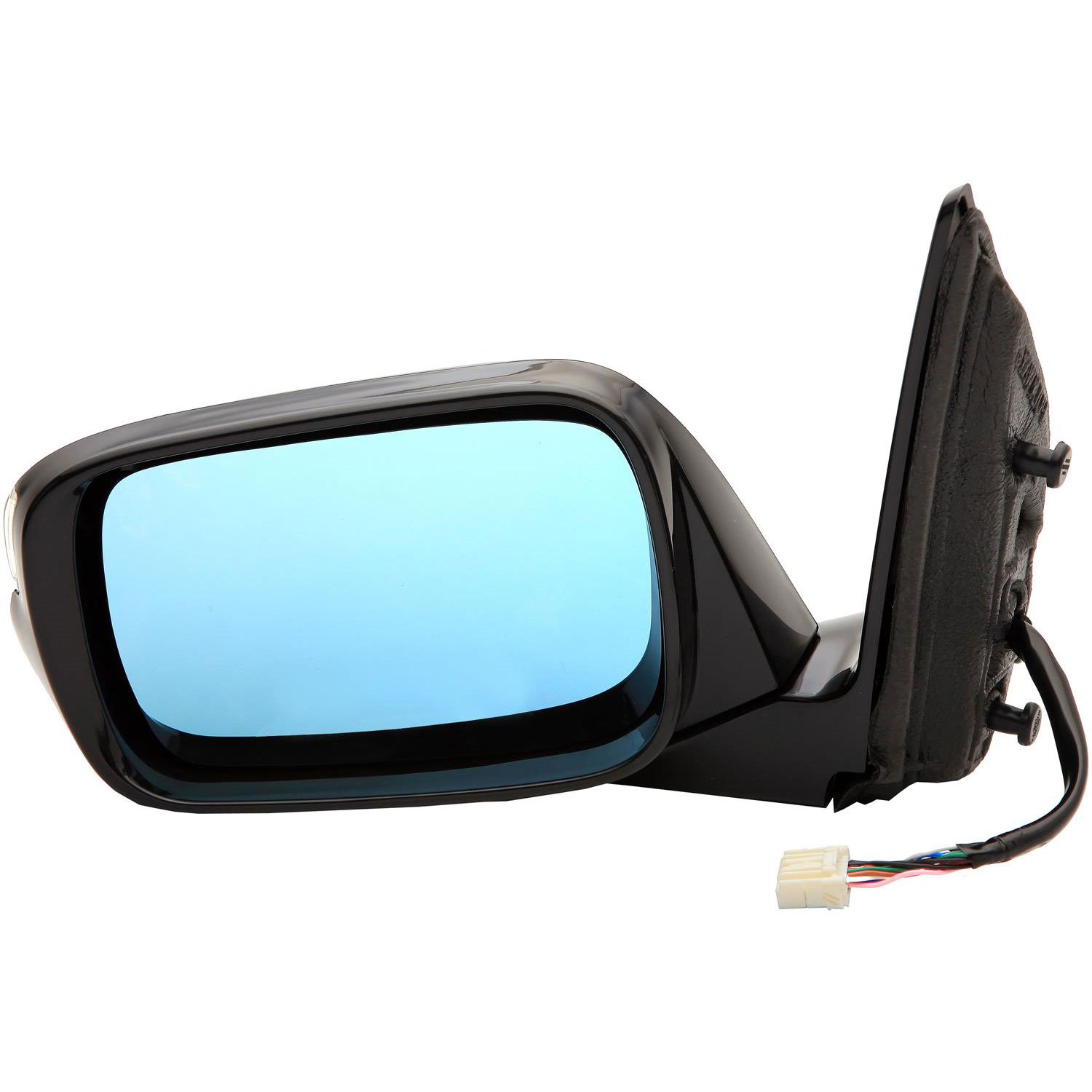 Side View Mirror Left Power Heated Memory Signal Lamp Blue Glass PTM