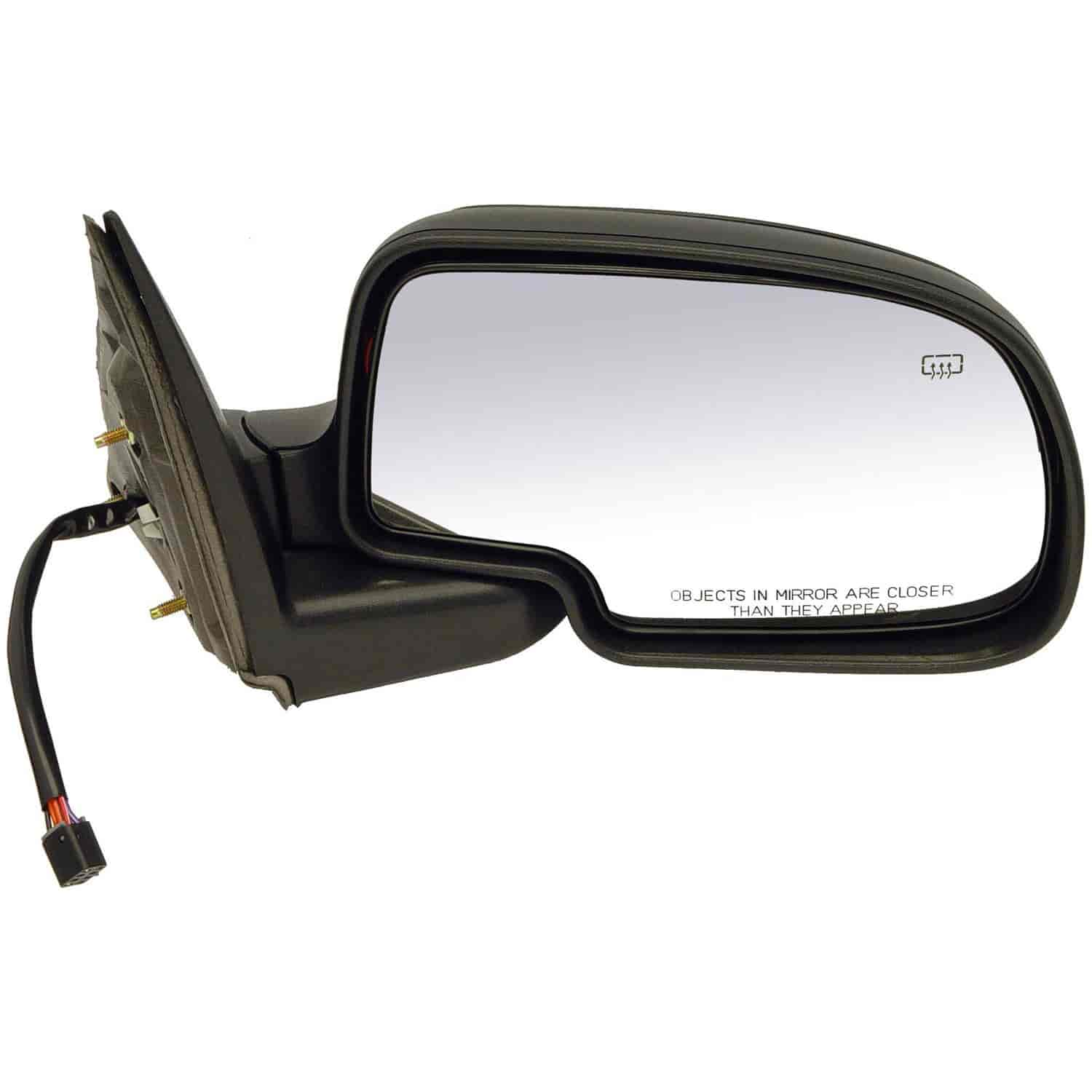 Side View Mirror Power Heated With Lamp Textured