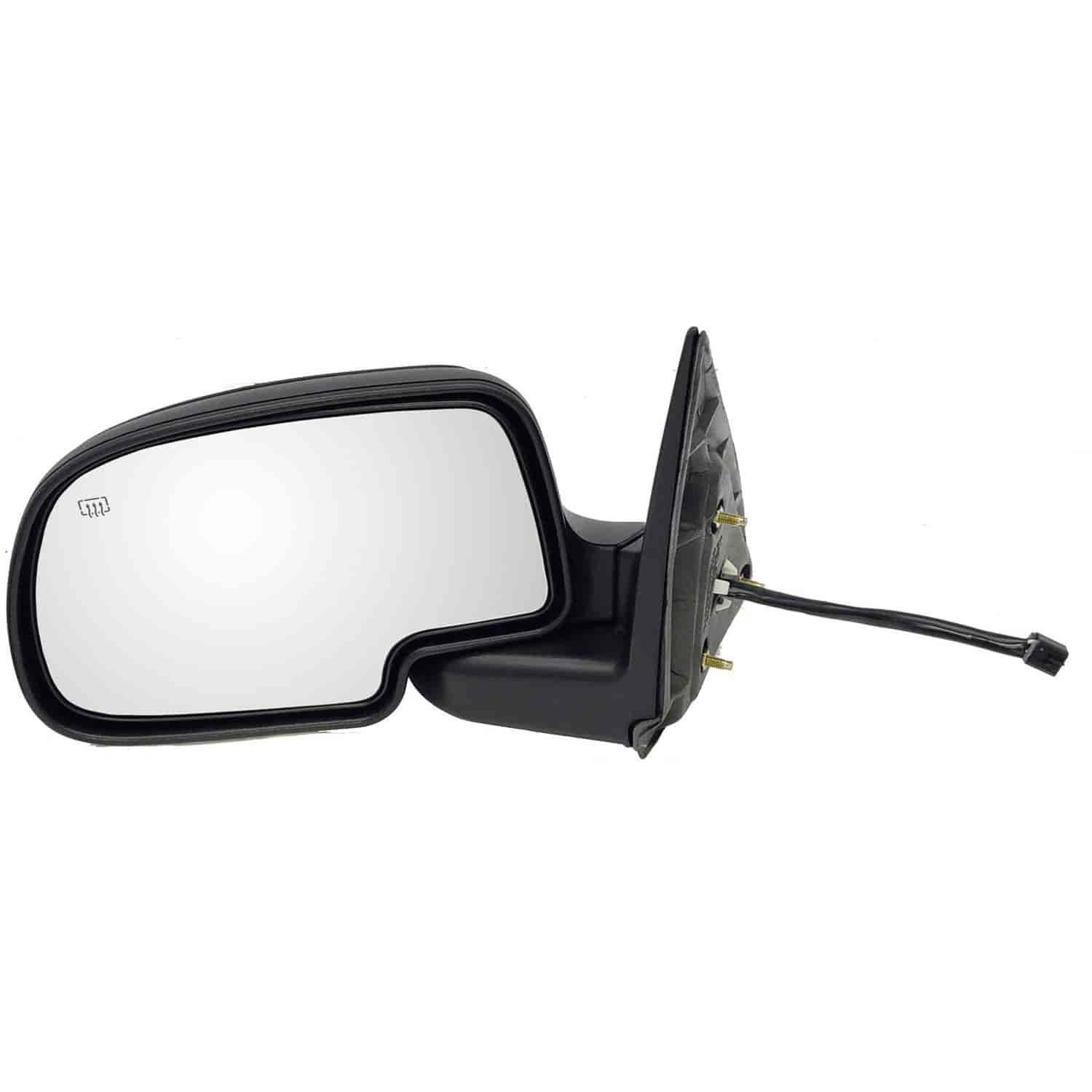 Side View Mirror Power Heated With Lamp Textured