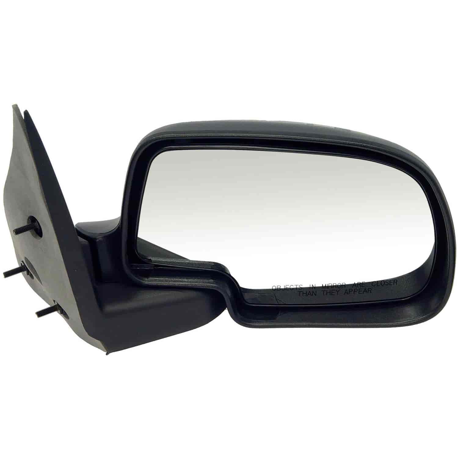 Side View Mirror Manual Convex With Chrome Cover