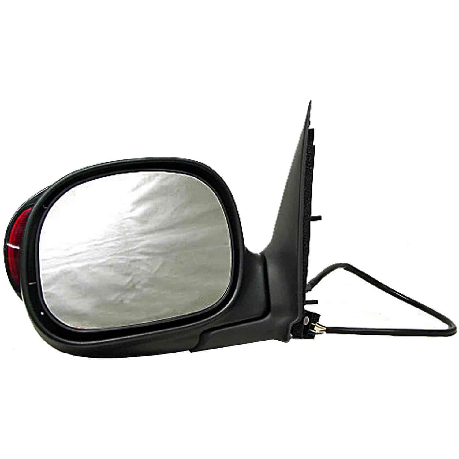 Side View Mirror - Left Power with Signal Black