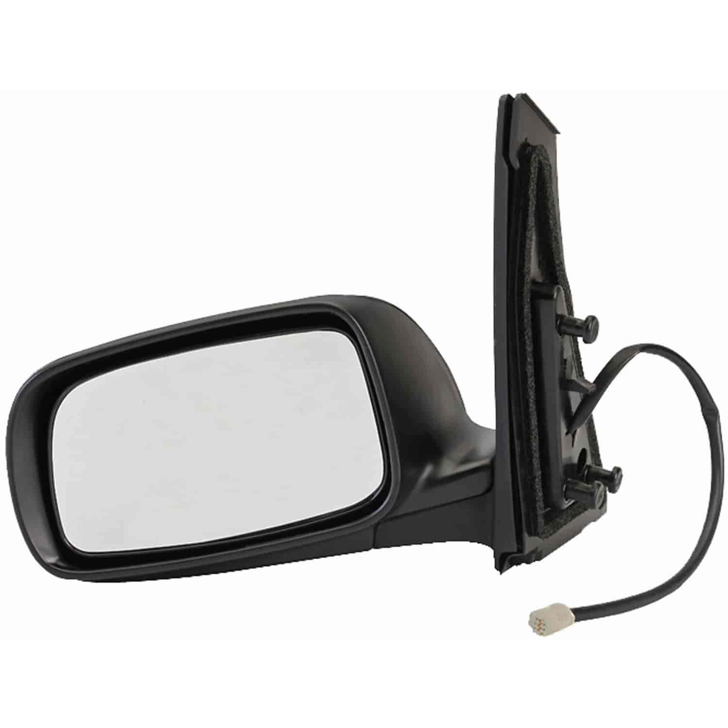 Side View Mirror - Left Power Heated Black