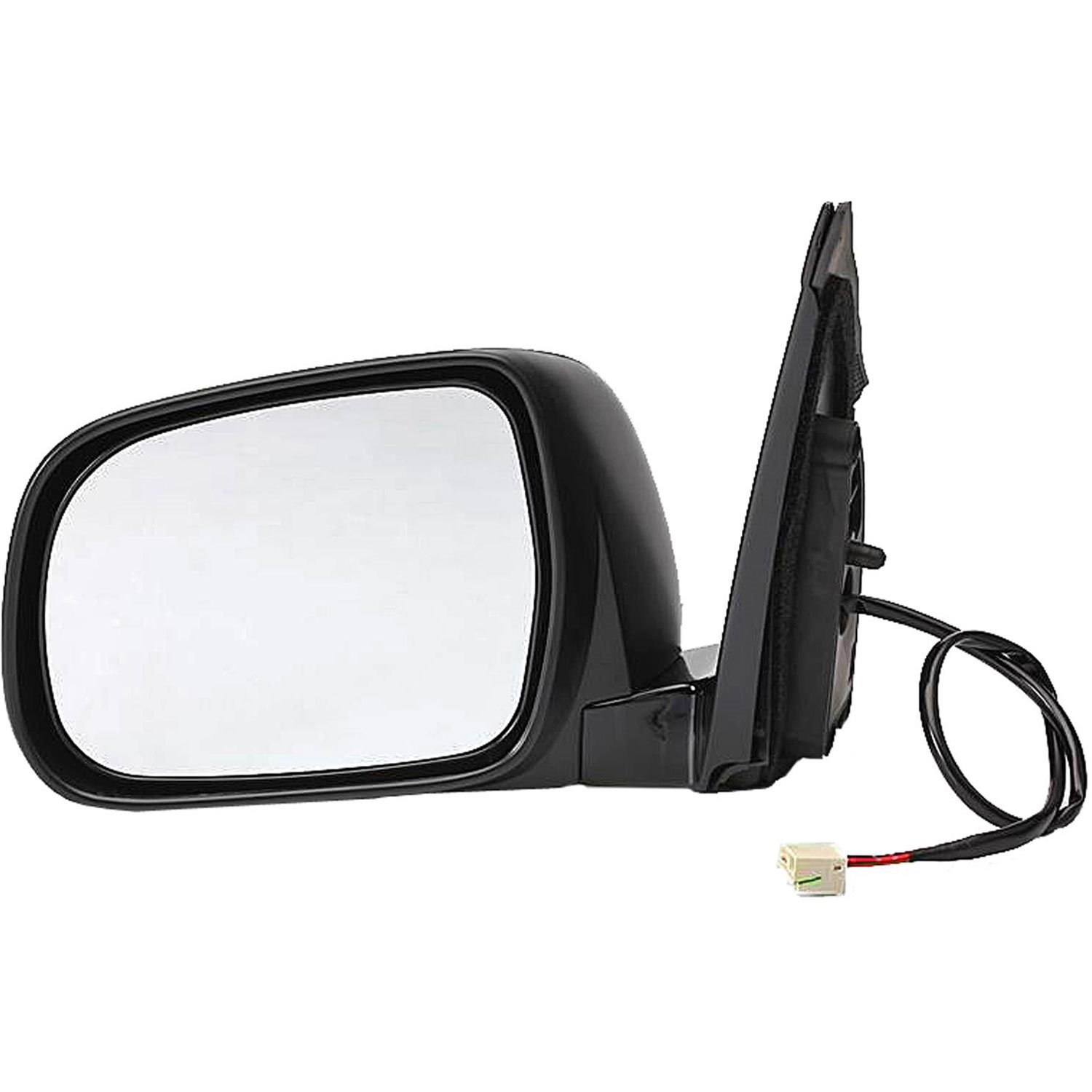 Side View Mirror - Left Power Heated with Memory without Dimming  Black