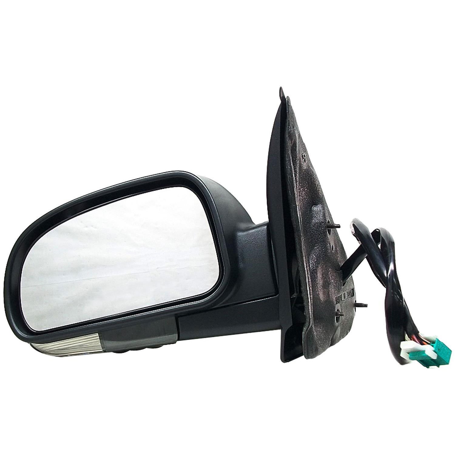 Side View Mirror Left Power Manual Folding with Clear Lens