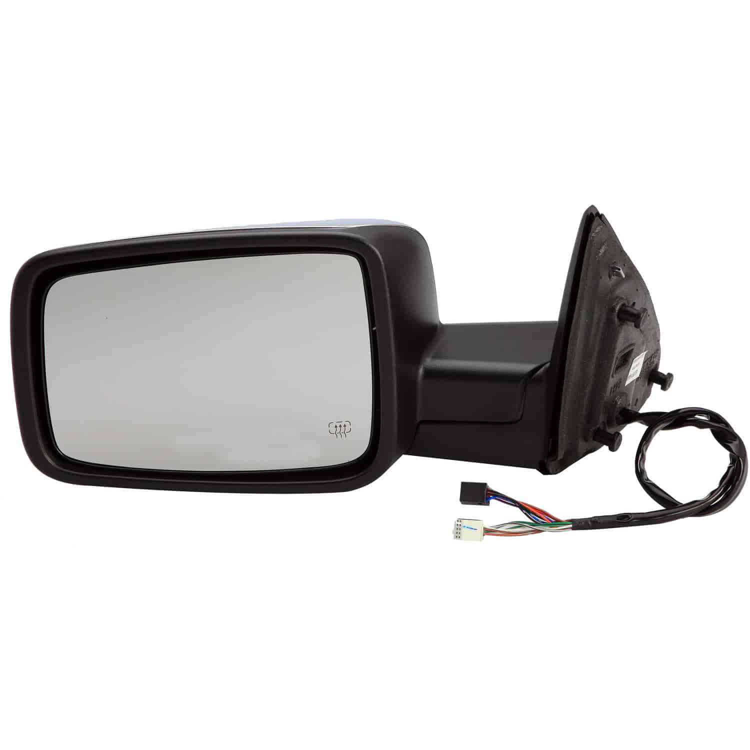 Side View Mirror Left Puddle Light Memory Non-Retractable