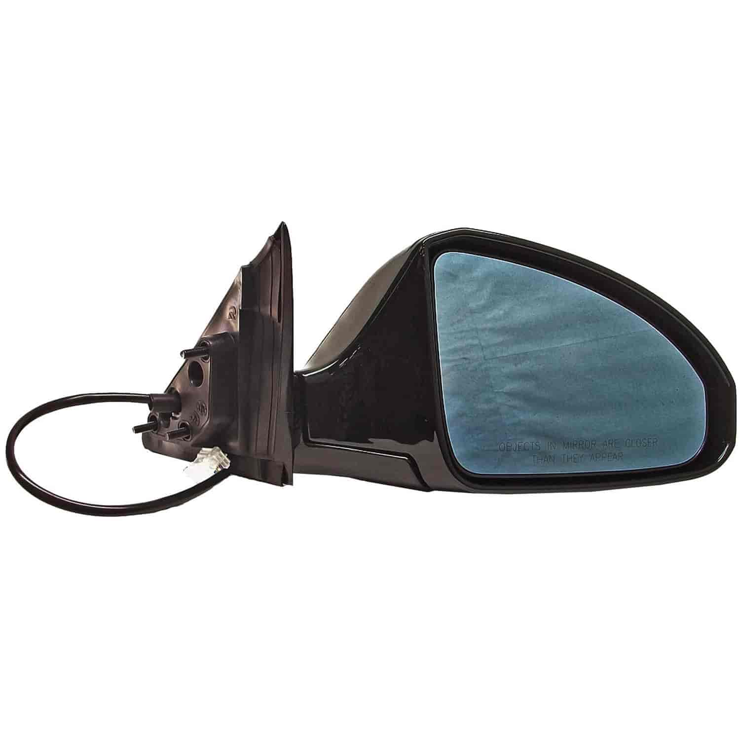 Side View Mirror Right Power without Memory Foldaway Black