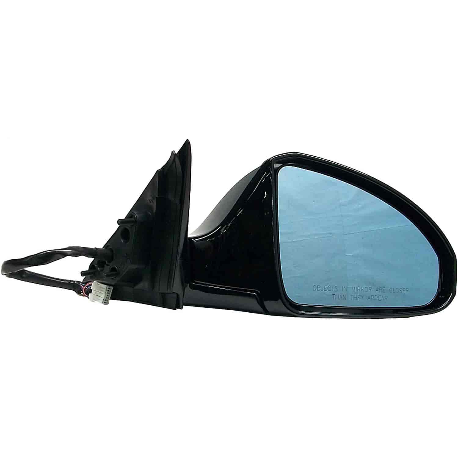 Side View Mirror Right Power with Memory Foldaway Black