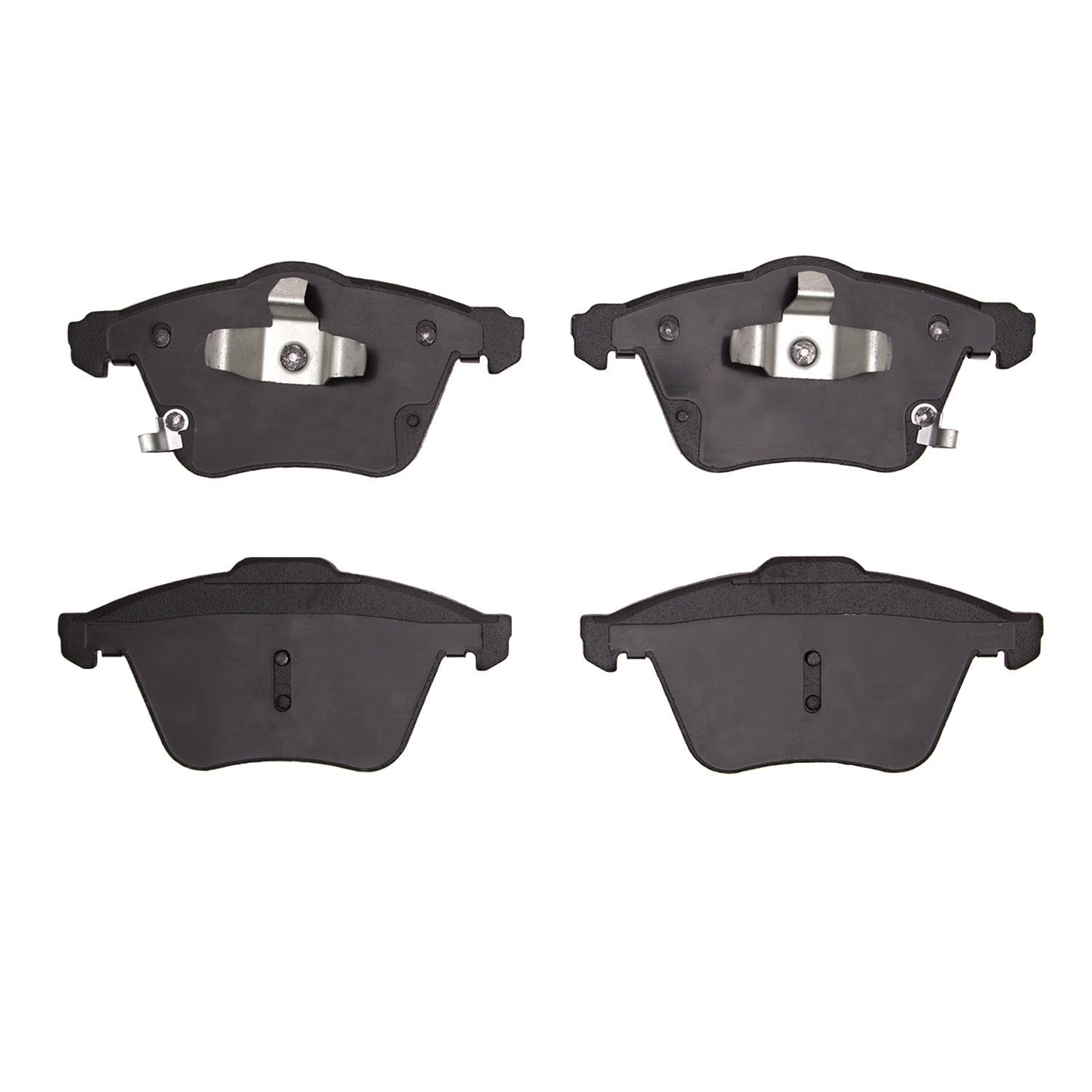 1000-1186-00 Track/Street Low-Metallic Brake Pads Kit, 2006-2007 Ford/Lincoln/Mercury/Mazda, Position: Front