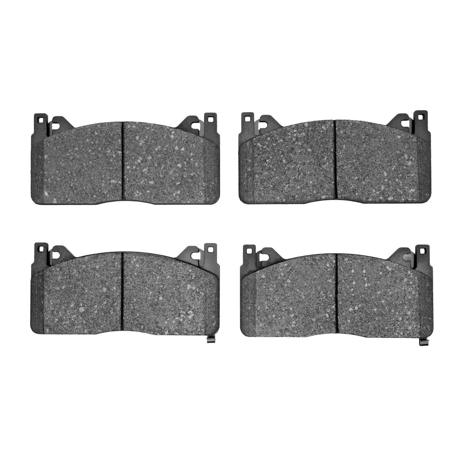1000-1853-00 Track/Street Low-Metallic Brake Pads Kit, 2016-2020 Ford/Lincoln/Mercury/Mazda, Position: Front