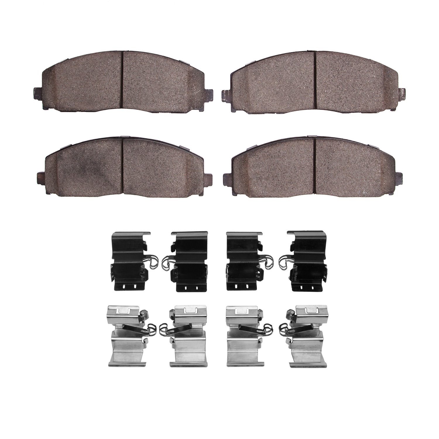 1310-1589-01 3000-Series Ceramic Brake Pads & Hardware Kit, Fits Select Multiple Makes/Models, Position: Front