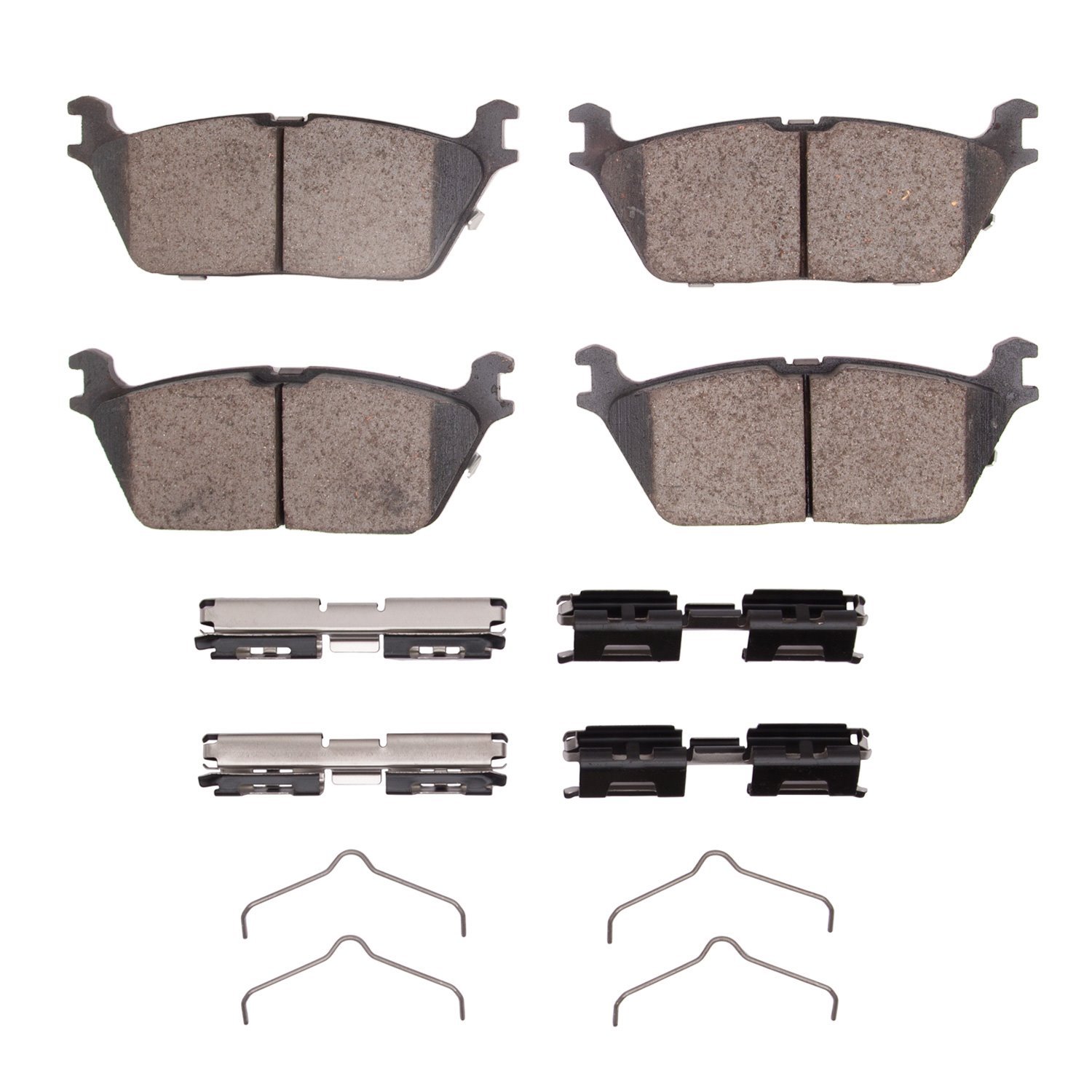 1310-2169-01 3000-Series Ceramic Brake Pads & Hardware Kit, Fits Select Mopar, Position: Rear