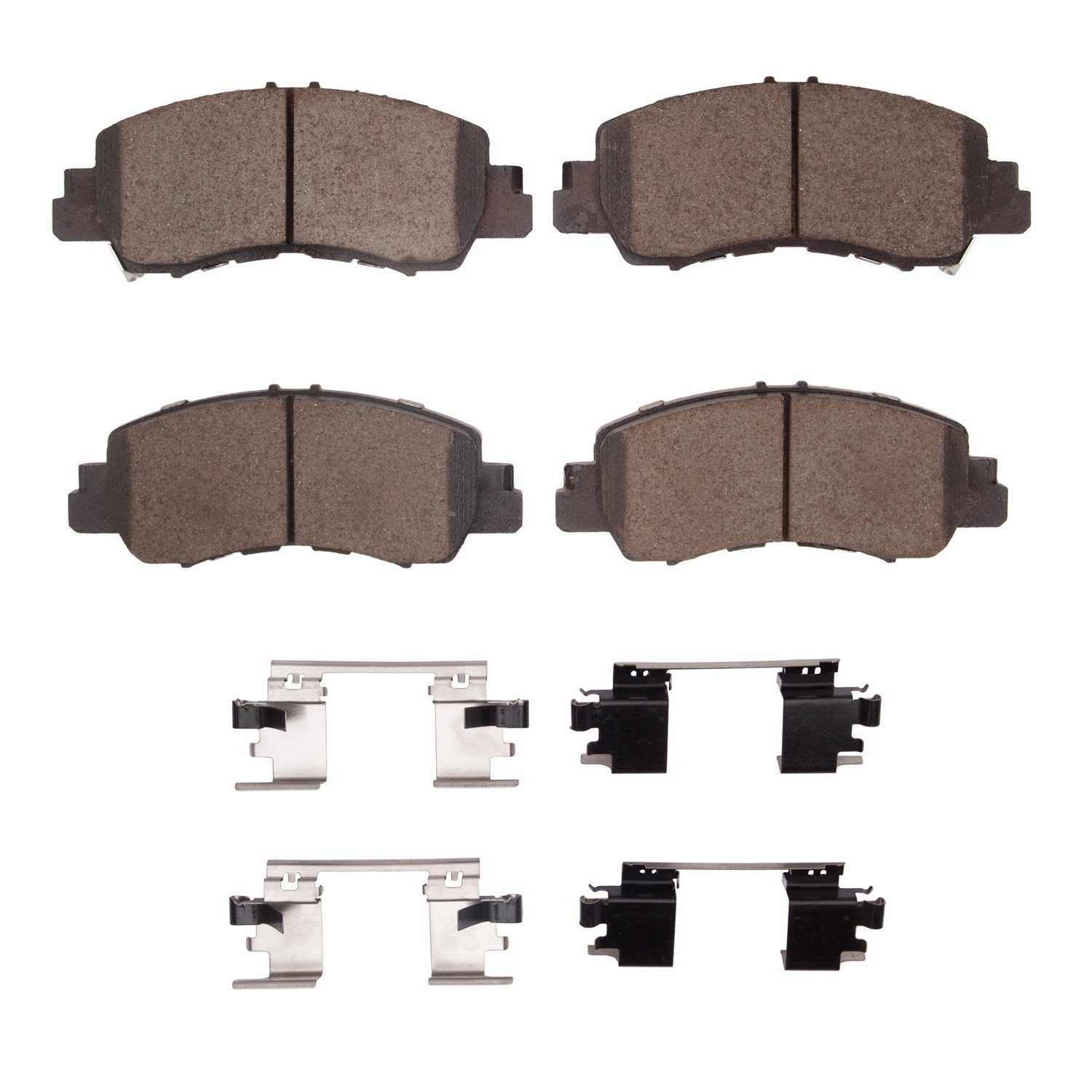 1310-2178-01 3000-Series Ceramic Brake Pads & Hardware Kit, Fits Select Mitsubishi, Position: Front