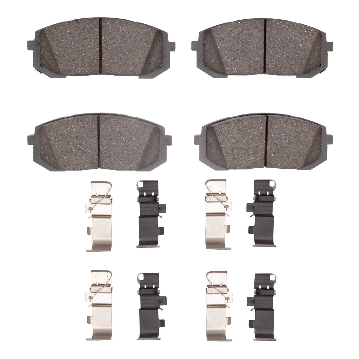 1310-2302-01 3000-Series Ceramic Brake Pads & Hardware Kit, Fits Select Kia/Hyundai/Genesis, Position: Front