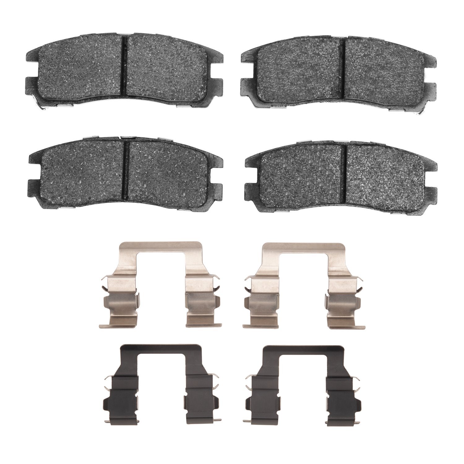 1551-0383-02 5000 Advanced Ceramic Brake Pads & Hardware Kit, 1988-1999 Multiple Makes/Models, Position: Rear