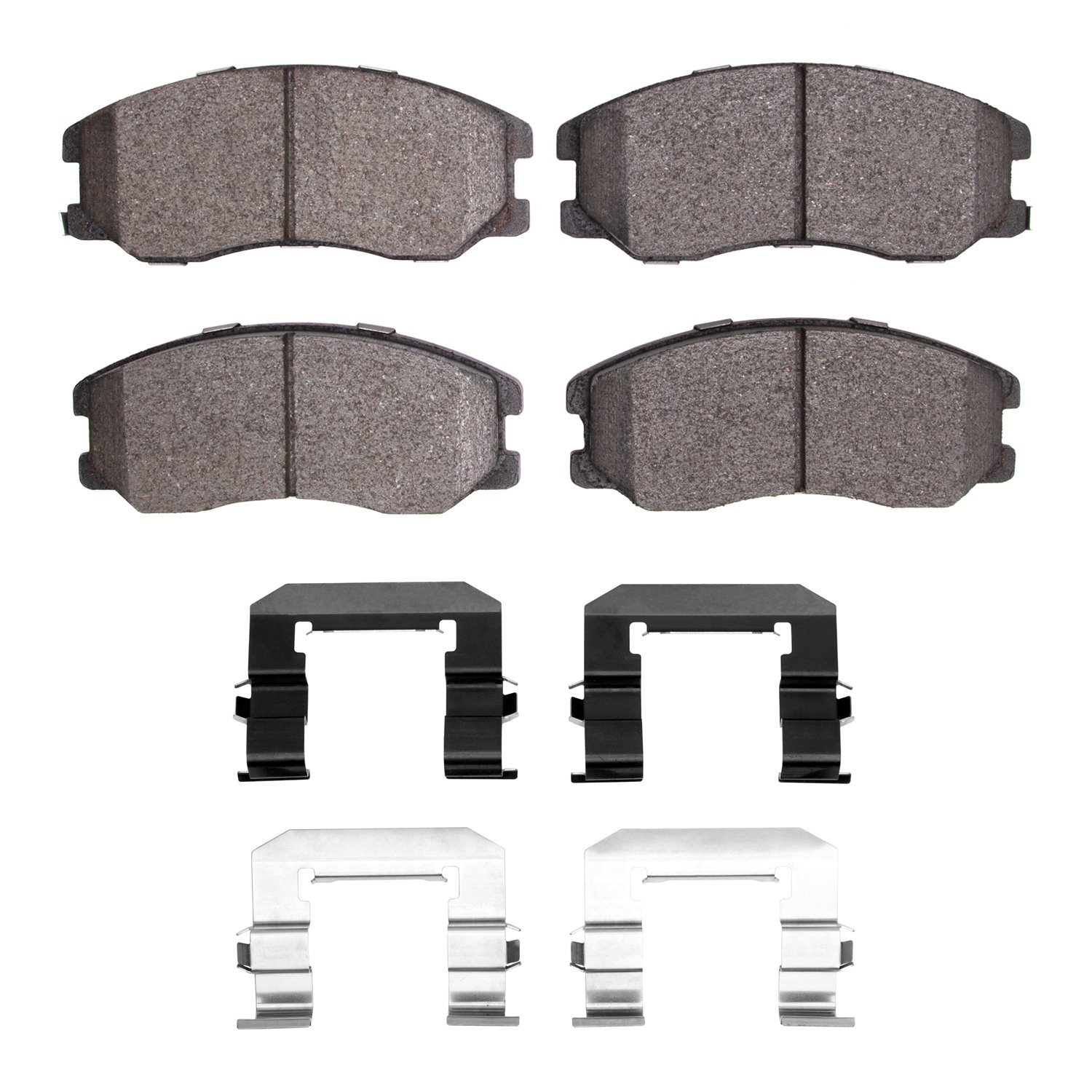 1551-1264-01 5000 Advanced Ceramic Brake Pads & Hardware Kit, 2007-2015 GM, Position: Front