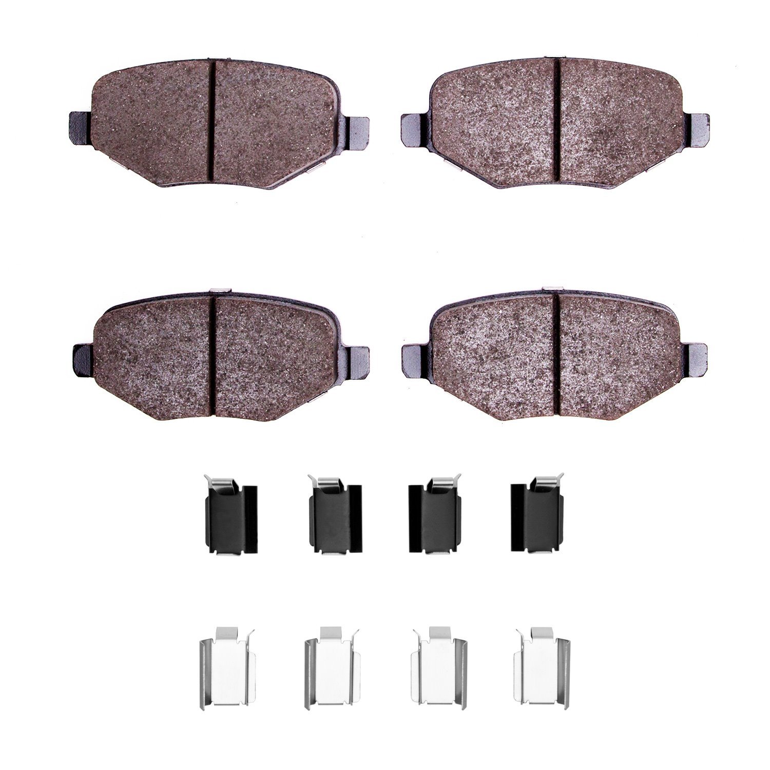 1551-1377-01 5000 Advanced Ceramic Brake Pads & Hardware Kit, 2011-2015 Ford/Lincoln/Mercury/Mazda, Position: Rear