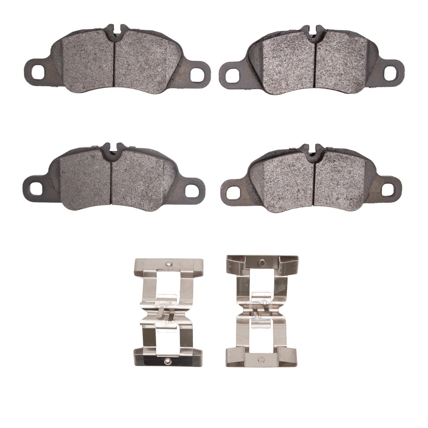 1551-1389-01 5000 Advanced Low-Metallic Brake Pads & Hardware Kit, Fits Select Porsche, Position: Front