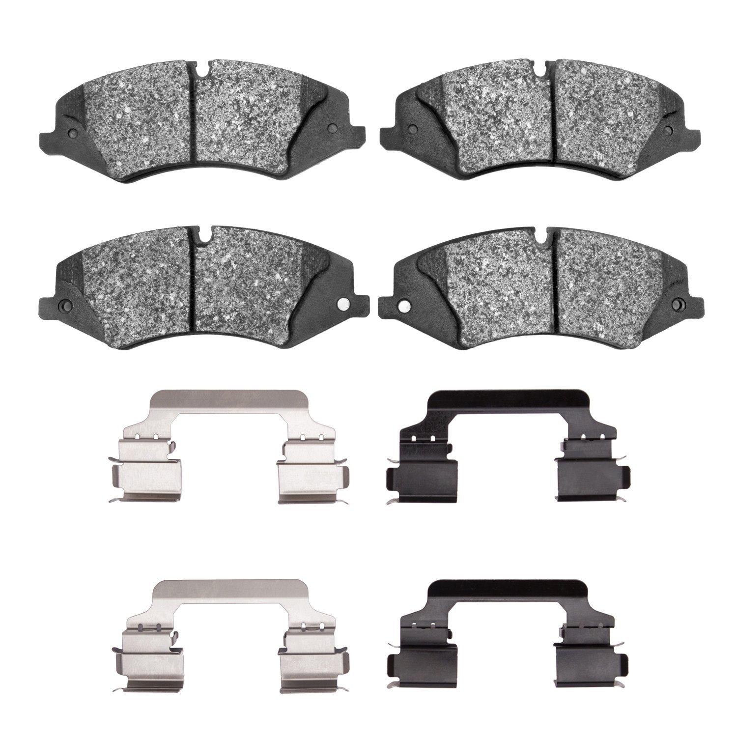 1551-1479-01 5000 Advanced Low-Metallic Brake Pads & Hardware Kit, 2010-2017 Land Rover, Position: Front
