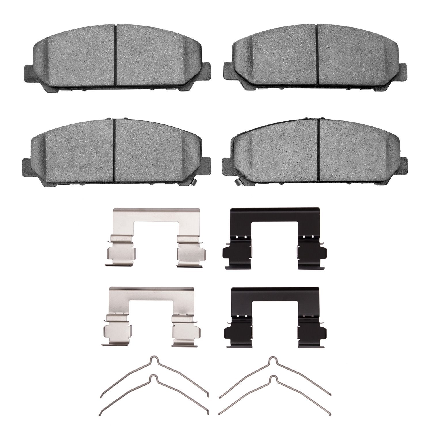 1551-1509-01 5000 Advanced Ceramic Brake Pads & Hardware Kit, Fits Select Infiniti/Nissan, Position: Front