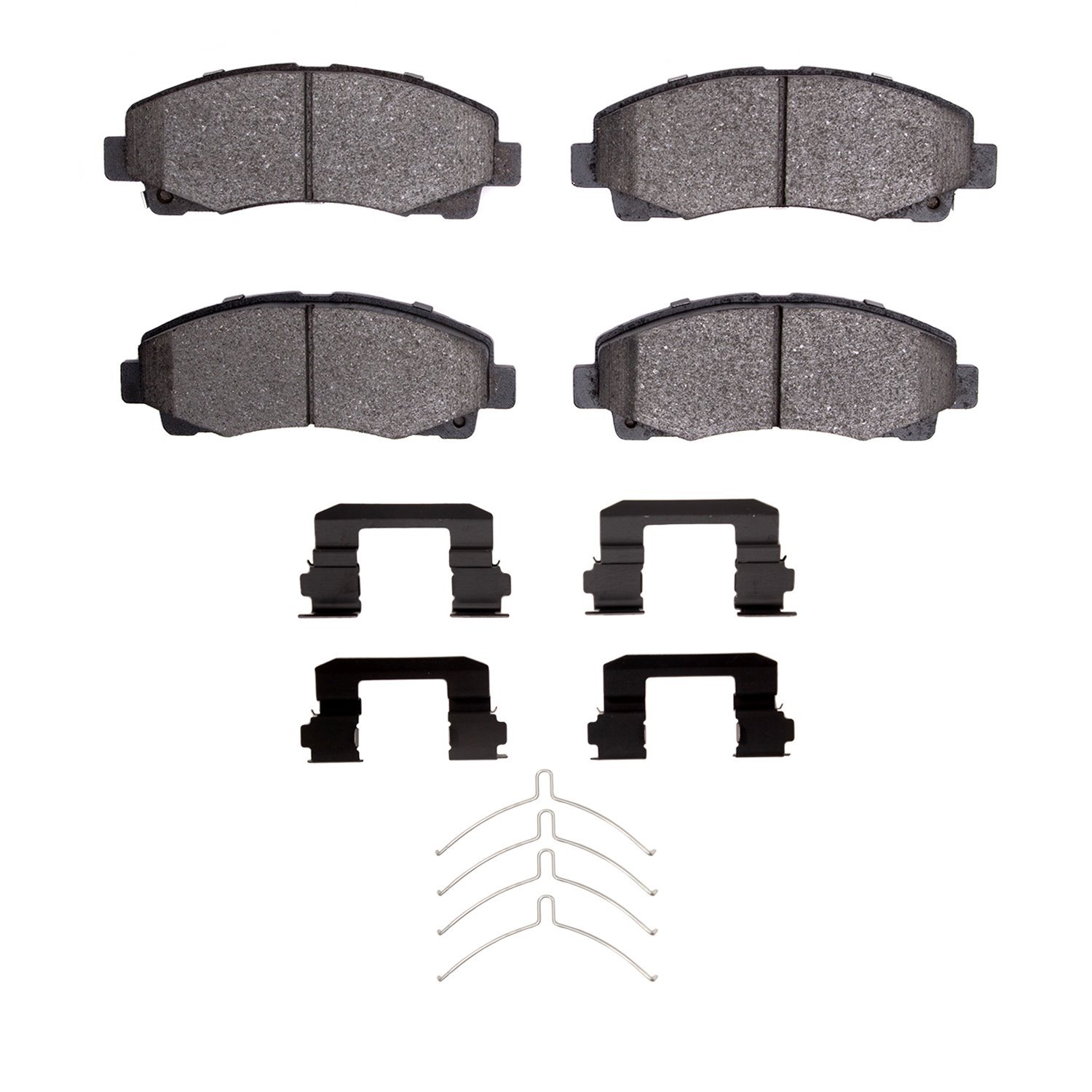 1551-1584-01 5000 Advanced Ceramic Brake Pads & Hardware Kit, 2006-2020 Acura/Honda, Position: Front