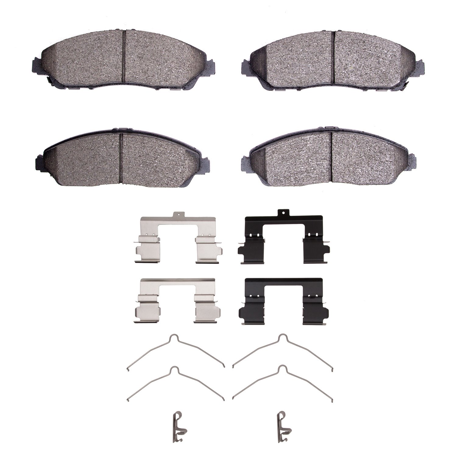 1551-1723-01 5000 Advanced Ceramic Brake Pads & Hardware Kit, Fits Select Acura/Honda, Position: Front