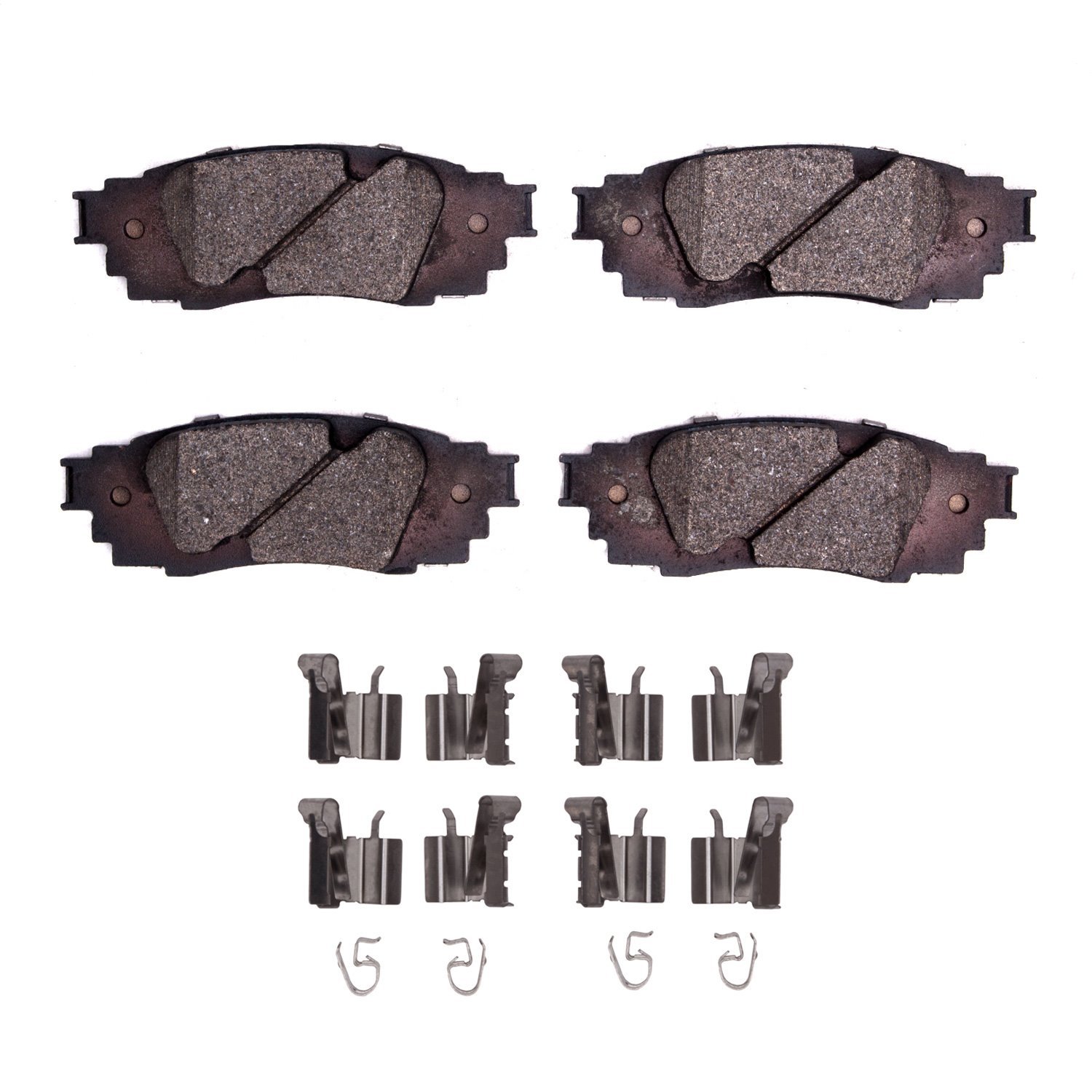 1551-1879-01 5000 Advanced Ceramic Brake Pads & Hardware Kit, Fits Select Lexus/Toyota/Scion, Position: Rear