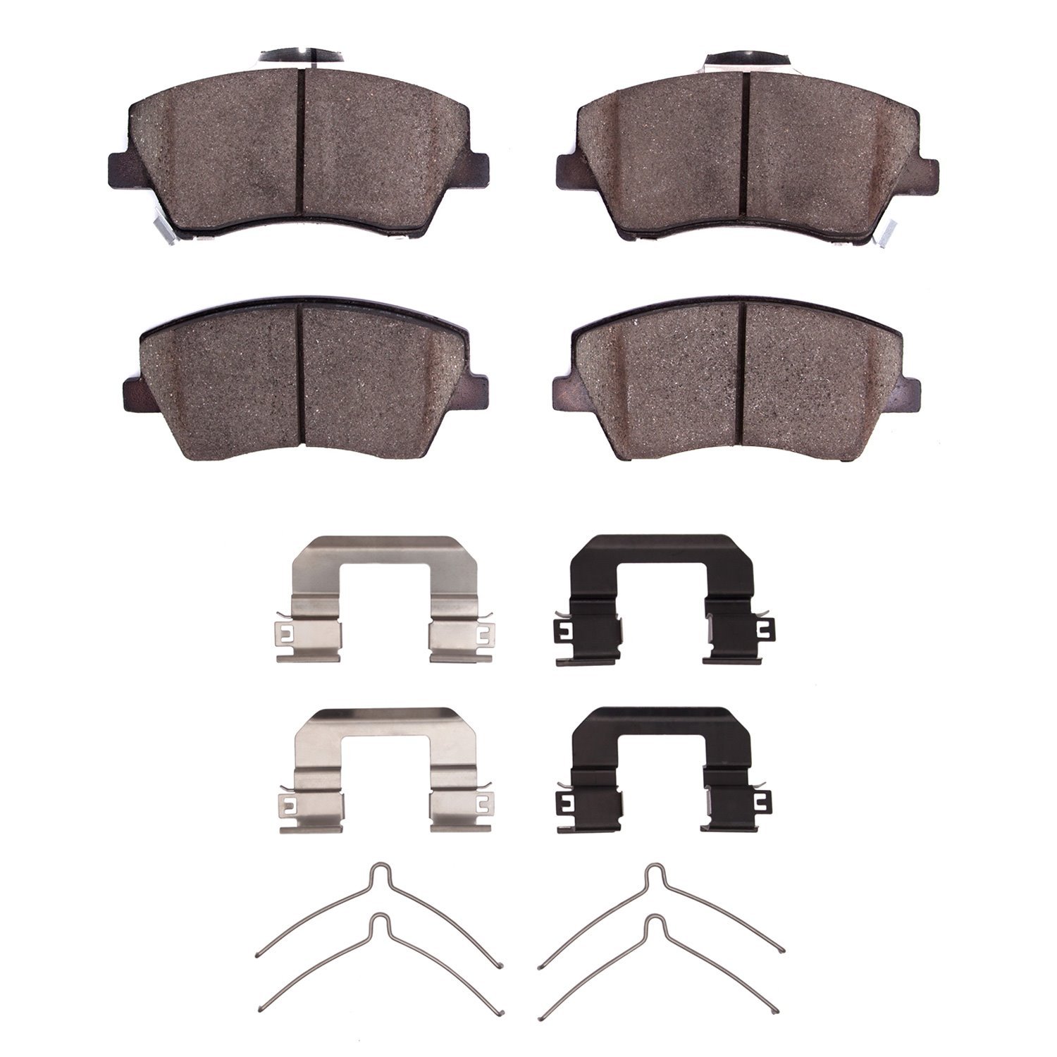 1551-1912-01 5000 Advanced Ceramic Brake Pads & Hardware Kit, Fits Select Kia/Hyundai/Genesis, Position: Front