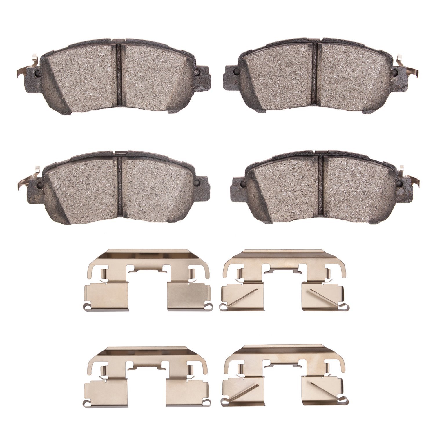 1551-2038-01 5000 Advanced Ceramic Brake Pads & Hardware Kit, Fits Select Infiniti/Nissan, Position: Front