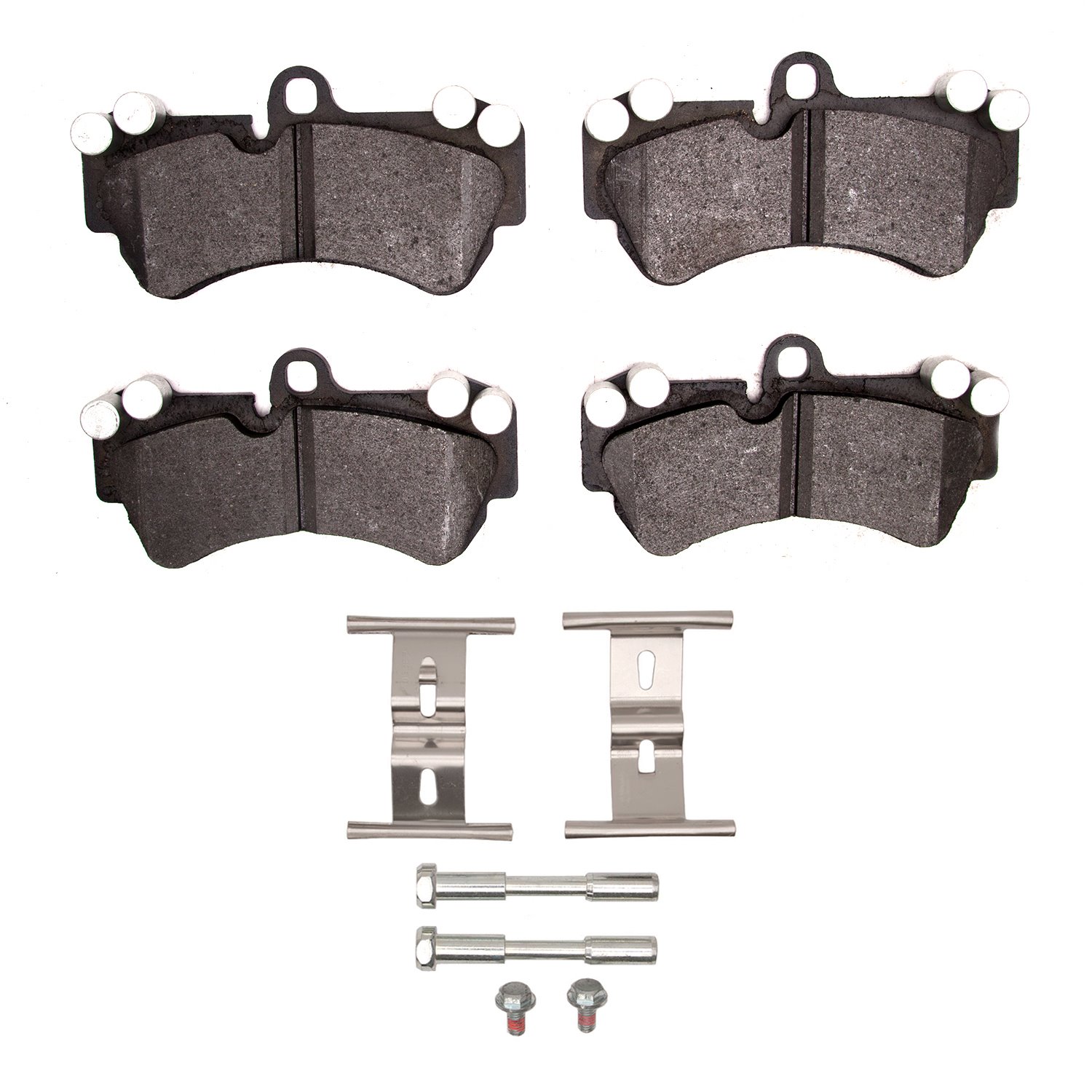 1600-1007-01 5000 Euro Ceramic Brake Pads & Hardware Kit, 2003-2018 Multiple Makes/Models, Position: Front