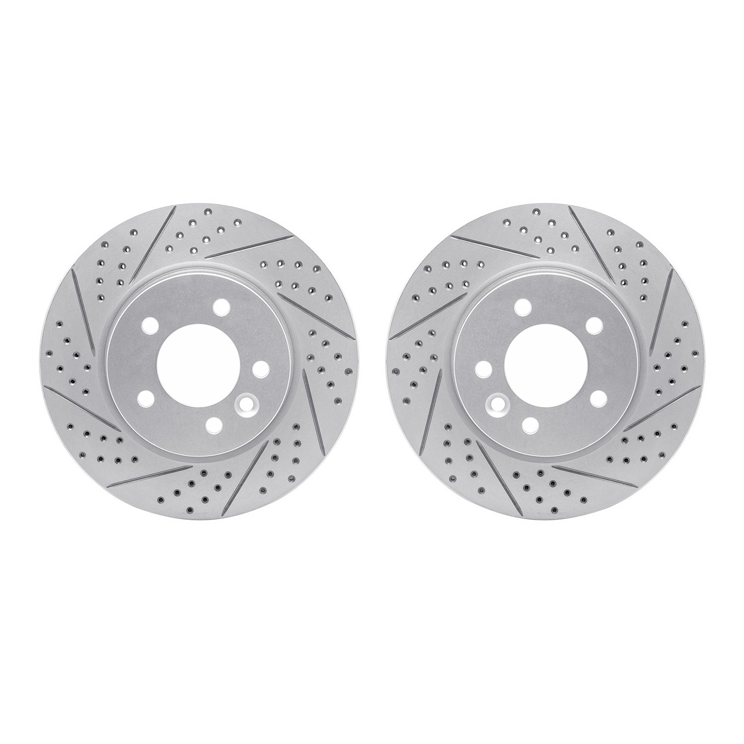 2002-11007 Geoperformance Drilled/Slotted Brake Rotors, 2005-2007 Land Rover, Position: Front