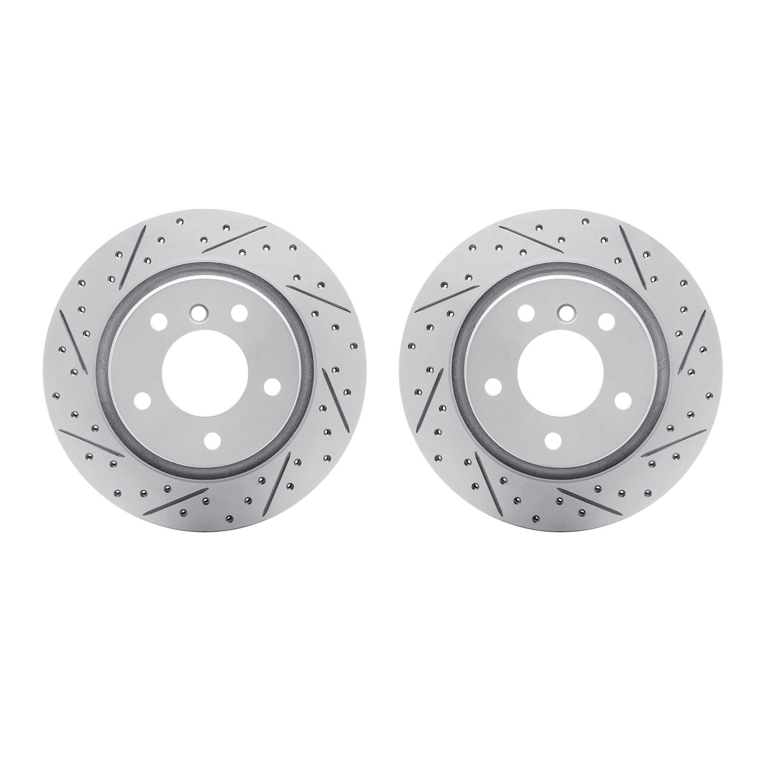 2002-31063 Geoperformance Drilled/Slotted Brake Rotors, 1999-2006 BMW, Position: Rear