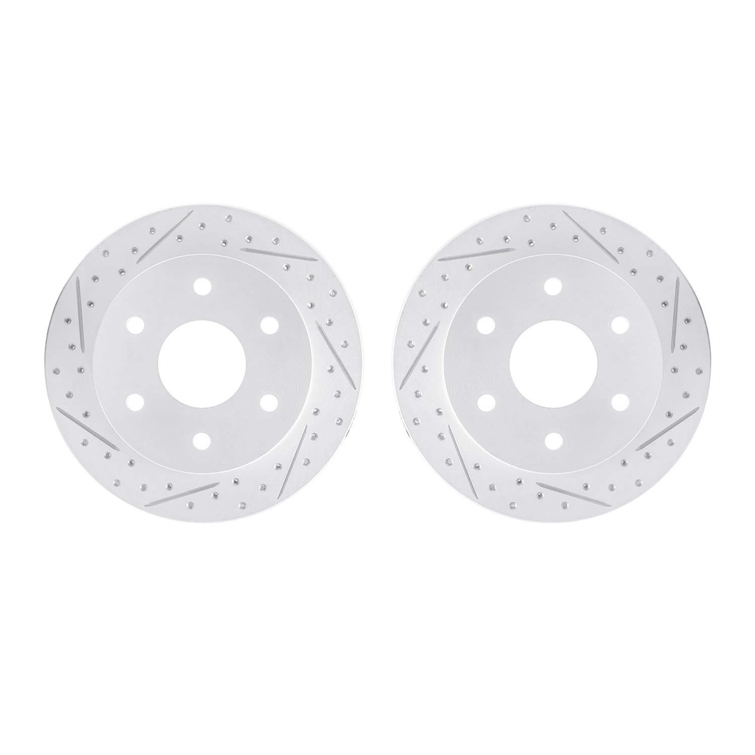 2002-48007 Geoperformance Drilled/Slotted Brake Rotors, 1988-2000 GM, Position: Front