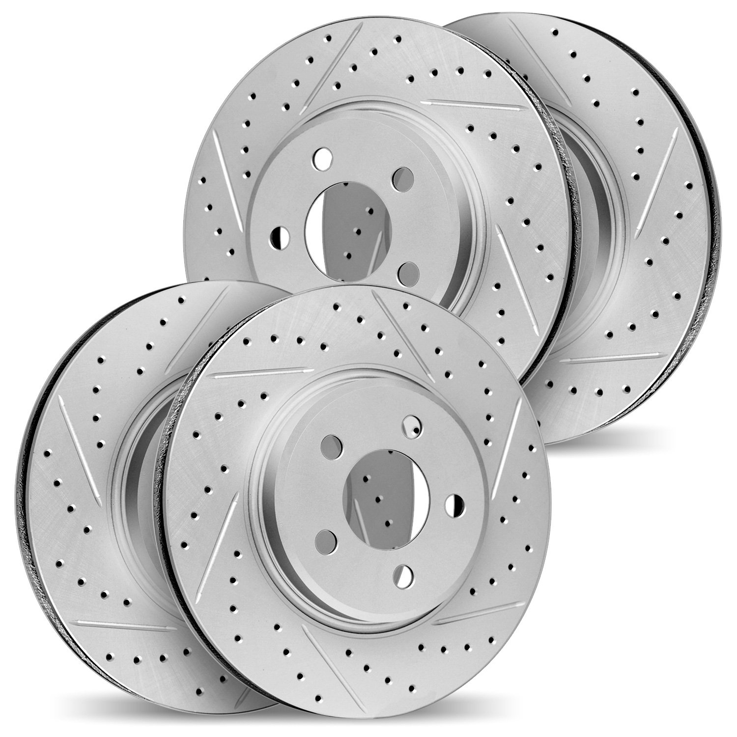 2004-27030 Geoperformance Drilled/Slotted Brake Rotors, 2003-2008 Volvo, Position: Front and Rear