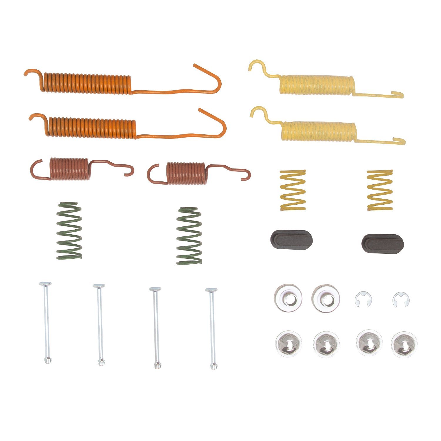 370-46001 Drum Brake Hardware Kit, 1967-1988 Multiple Makes/Models, Position: Rear