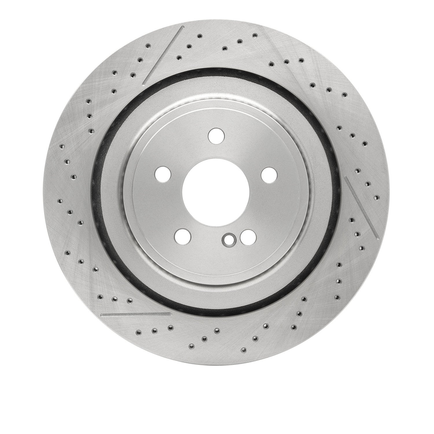 630-63094 Drilled/Slotted Brake Rotor, 2010-2018 Mercedes-Benz, Position: Rear