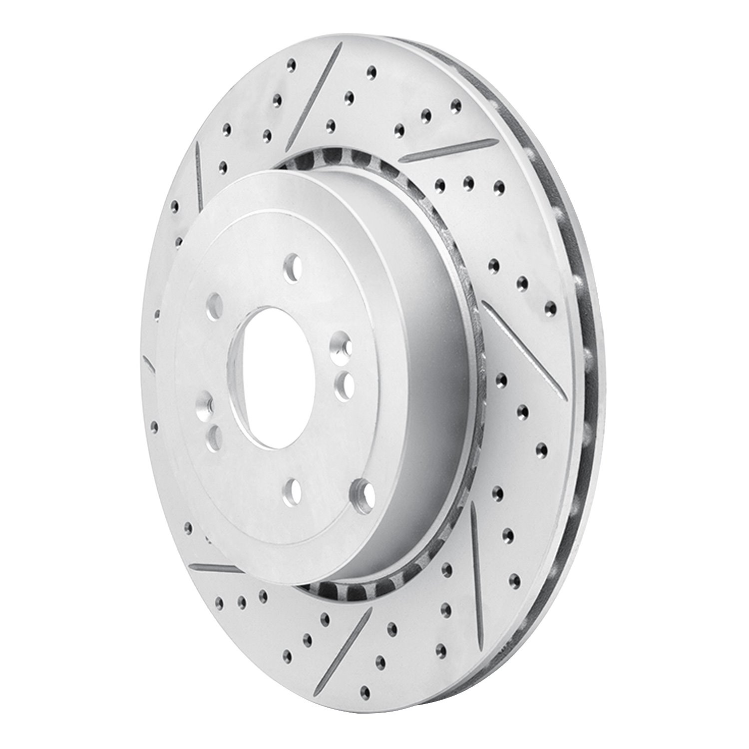 830-21039L Geoperformance Drilled/Slotted Brake Rotor, Fits Select Kia/Hyundai/Genesis, Position: Rear Left
