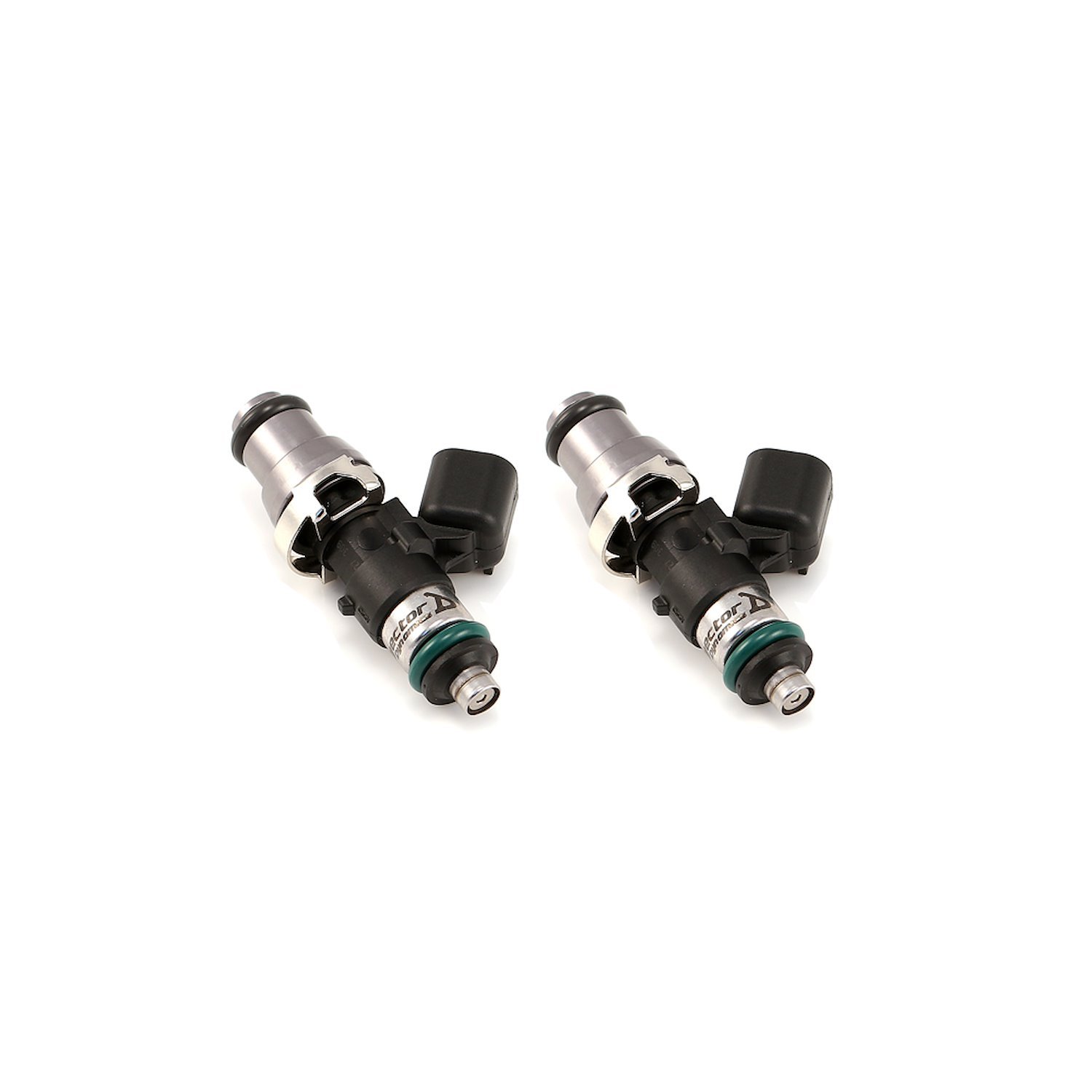 1050.48.14.14.2 1050cc Fuel Injector Set, 48 mm Length, 14 mm (Grey) Adaptor Top, 14 mm Lower O-Ring