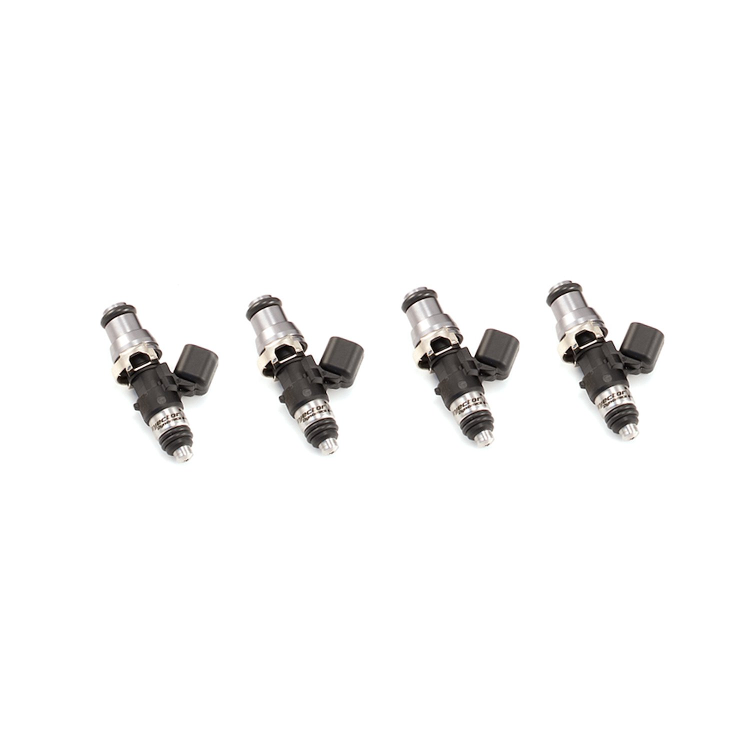 1300.48.14.11.4 1300cc Fuel Injector Set, 48 mm Length, 14 mm Grey Top, 8 mm Lower O-Ring, For WRX SFC Rail