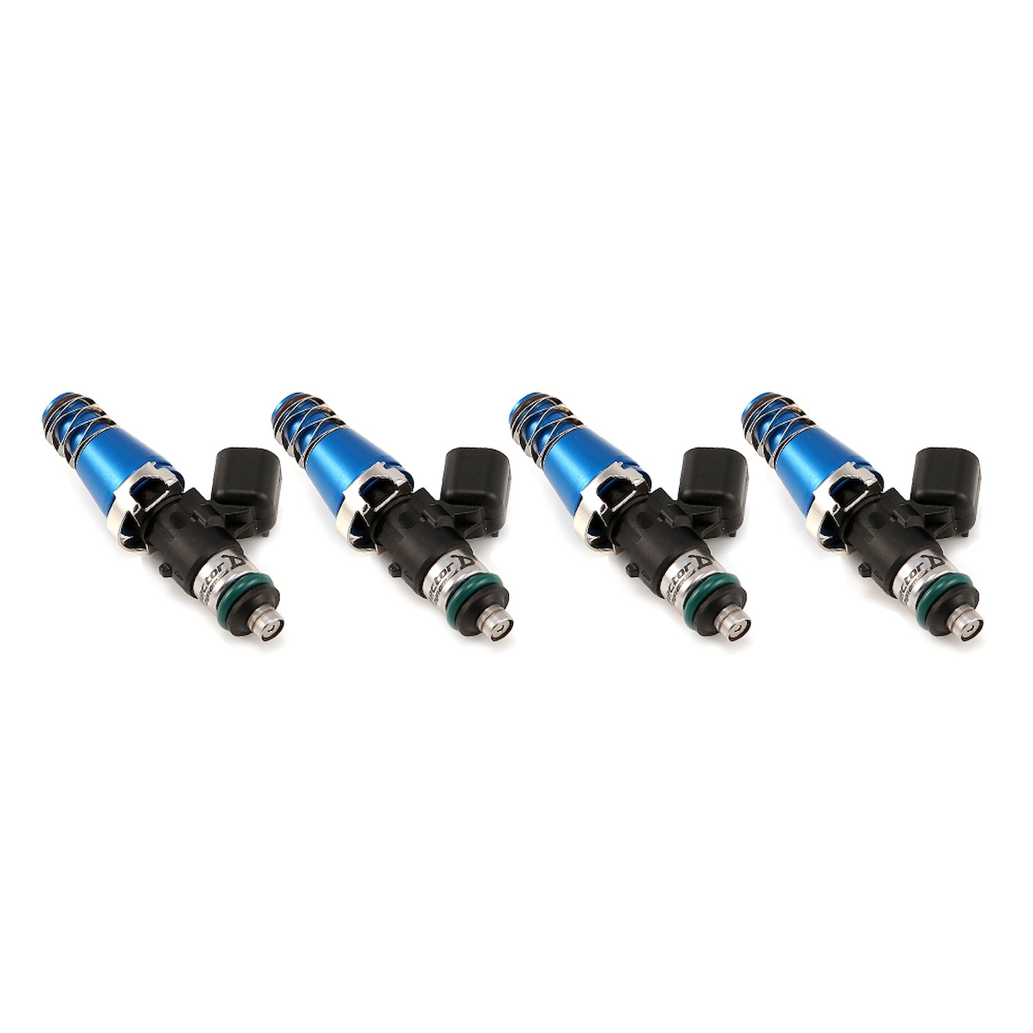 1300.60.11.14.4 1340cc Fuel Injector Set, 60 mm Length, 11 mm Blue Top, 14 mm Lower O-Ring