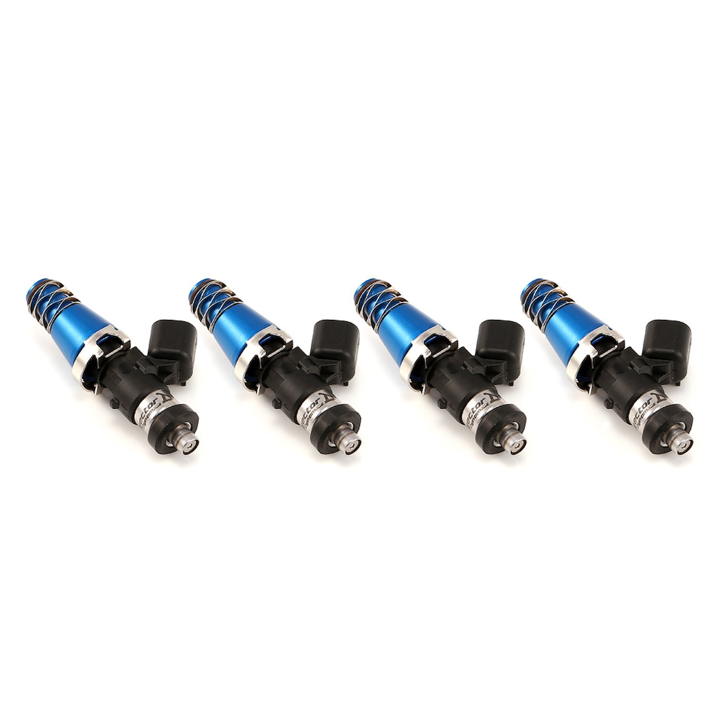 1700.60.11.D.4 1700cc Fuel Injector Set, 60 mm Length, 11 mm Blue Top, Denso Lower Cushion