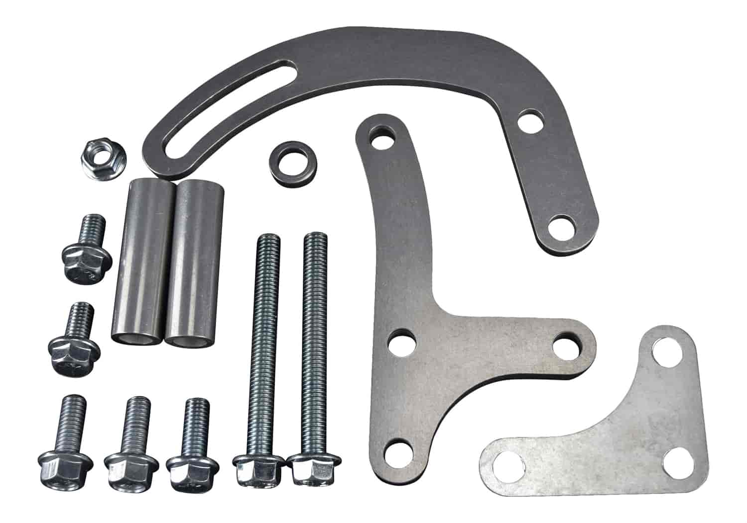 Billet Power Steering Pump Bracket for Small Block Chevy with Electric Water Pump