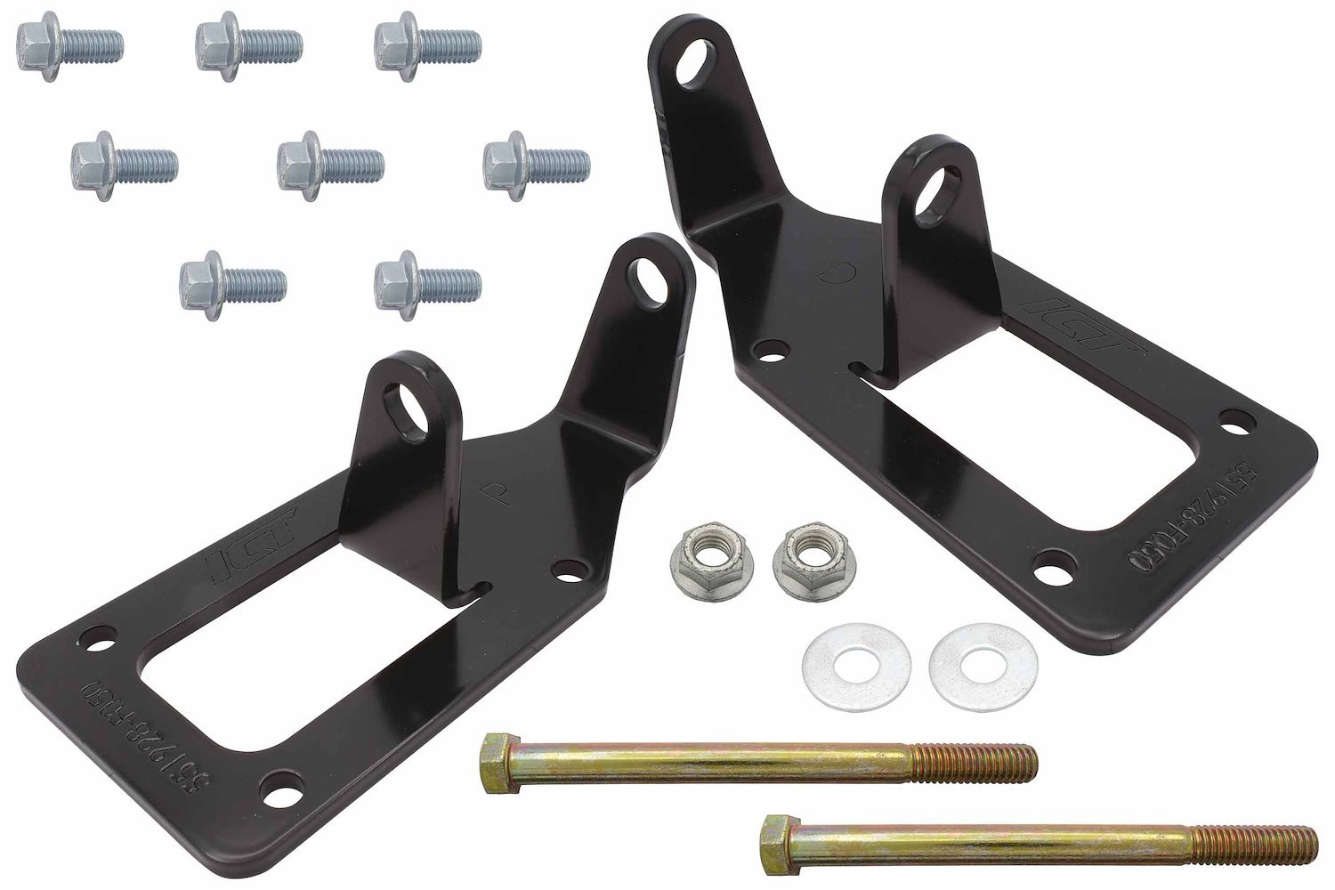 Swap Engine Mount Adapter Kit - 1975-1987 Small Block Chevy to GM LS [1.750 in. Forward]